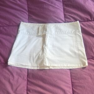 VENUS Fashions Crisp White Mini Skort Size 6 / Small